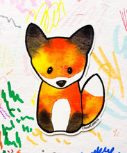 Load image into Gallery viewer, Lil&#39; Fox - Cute Fall Animal - Vinyl Sticker
