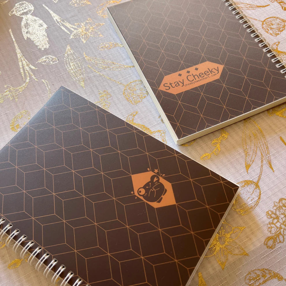 Stay Cheeky Brown Notebook #NB006