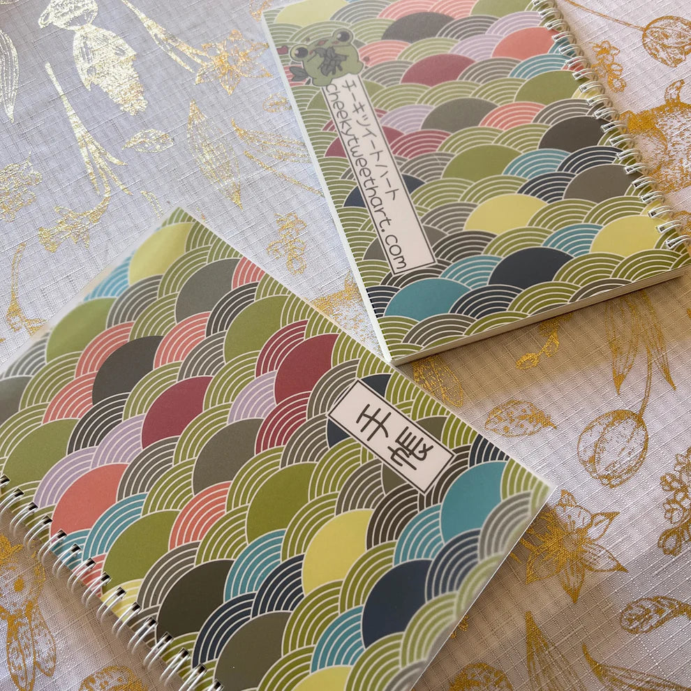 Tea Scale Green Notebook #NB004