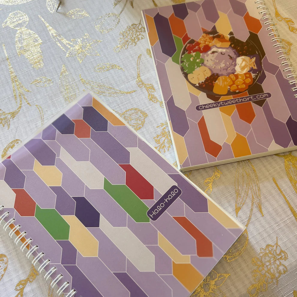 Halo Halo Purple Notebook #NB002