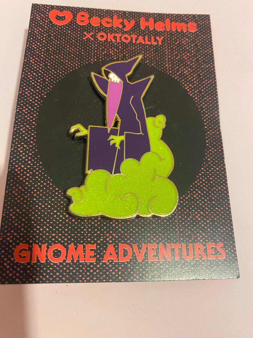 NECROMANCER ENAMEL PIN