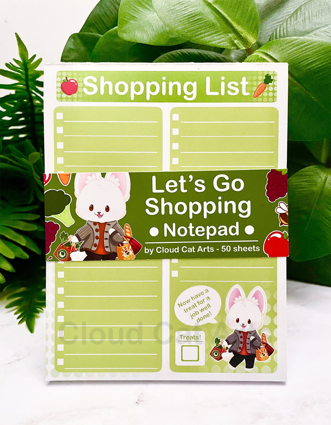Let's Go Shopping - 50 Sheet Notepad