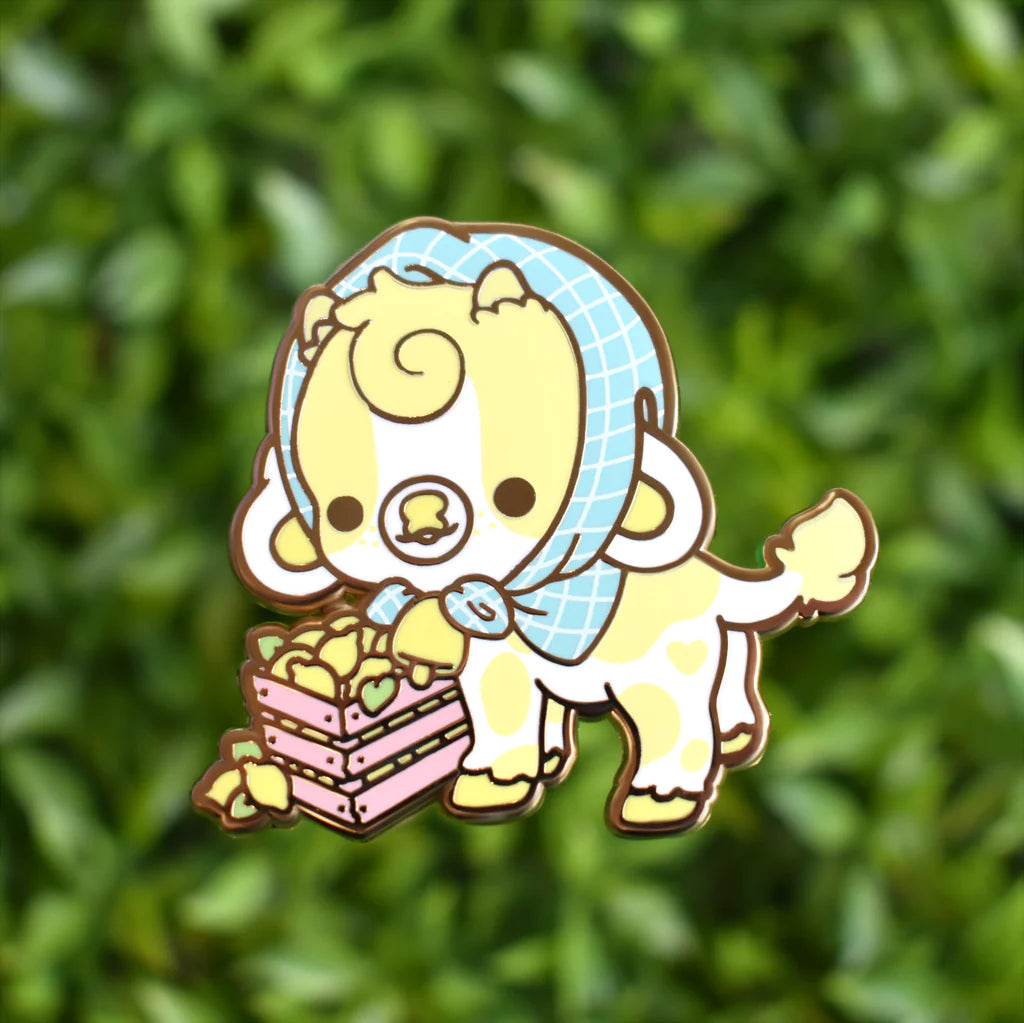Meringue the Lemon Cow Enamel Pin