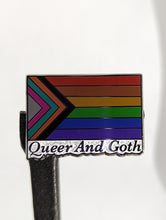 Load image into Gallery viewer, Queer and Goth Pin
