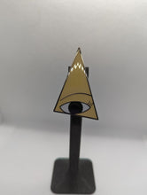 Load image into Gallery viewer, Eyesosceles Triangles Enamel Pins - Lots of Finishes!
