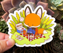Load image into Gallery viewer, Picnic With Friends - Cute Fox - Vinyl Sticker
