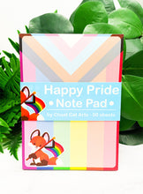 Load image into Gallery viewer, Prideful Fox - 50 Sheet Notepad
