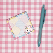 Load image into Gallery viewer, Rainbow Tiger Plushie Pal Sticky Notes
