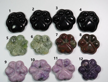 Load image into Gallery viewer, Dog Paw Crystals (Amazonite, Amethyst, Fluorite or Rose Quartz)
