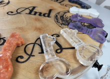 Load image into Gallery viewer, Love Key Crystal (Indigo Fluroite or Quartz) Or Heart-Shaped Rose Quartz!

