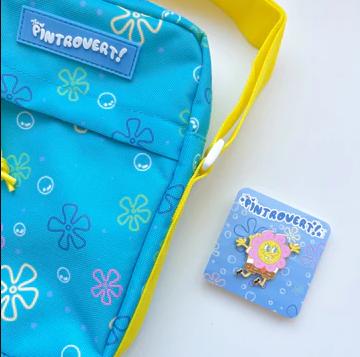 Flower Bob Enamel Pin