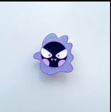 Ghost Monster Sparkle Purple Poison Pin