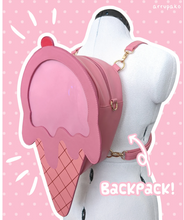 Load image into Gallery viewer, Ice Cream Ita Bag: Blueberry, Strawberry, or Chocolate
