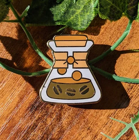 Coffee Vitality Potion Enamel Pin