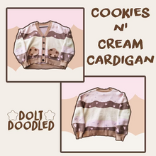 Load image into Gallery viewer, Cookies n&#39; Cream Cardigan
