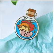 Load image into Gallery viewer, Hungry Fish Girl Spirit Enamel Pin
