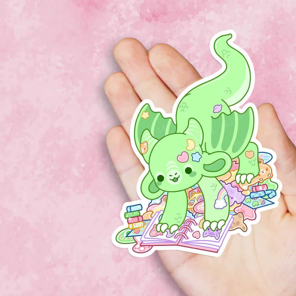 Sticker Hoarding Dragon Vinyl Sticker