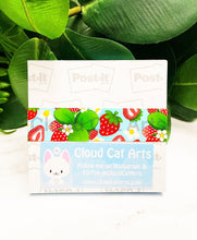 Load image into Gallery viewer, Strawberry Kitty - Sticky Notes
