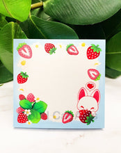 Load image into Gallery viewer, Strawberry Kitty - Sticky Notes
