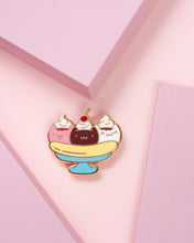 Load image into Gallery viewer, Sundae Cats Enamel Pin
