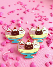 Load image into Gallery viewer, Sundae Cats Enamel Pin

