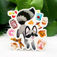 Load image into Gallery viewer, Trash Panda - Garbage Raccoon - Vinyl Sticker
