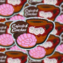 Load image into Gallery viewer, Cafecito &amp; Conchas 3&quot; Sticker
