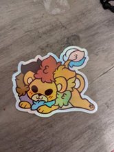 Load image into Gallery viewer, pride progress lion sticker

