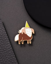 Load image into Gallery viewer, Gnome Centaur Enamel Pin
