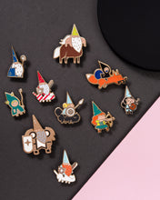 Load image into Gallery viewer, Gnome Druid Enamel Pin
