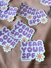 Load image into Gallery viewer, Wear Your SPF Sticker
