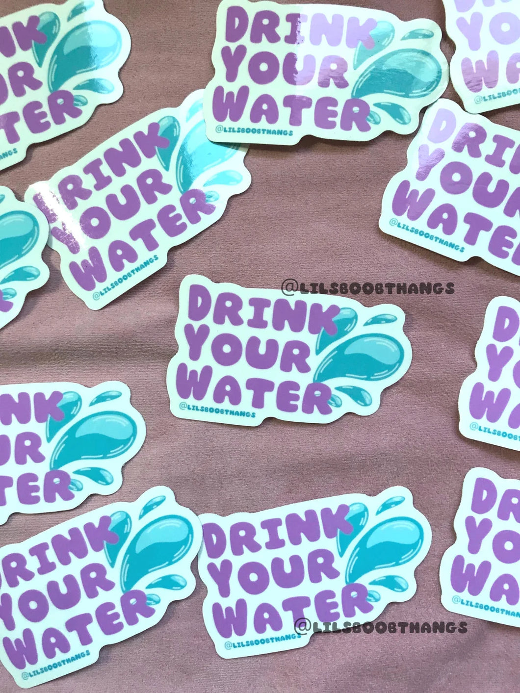 Drink Your Water Sticker