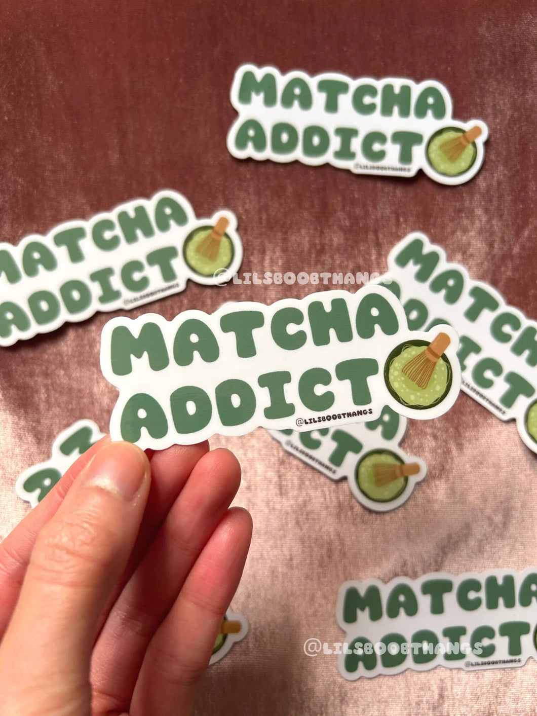 Matcha Addict Sticker