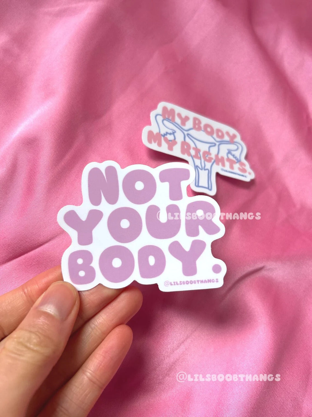 Not Your Body Sticker