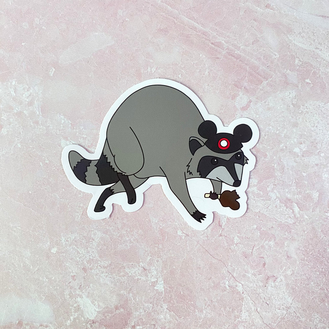 Little King Trashmouth Sticker