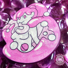Load image into Gallery viewer, Bath Bomb Slime Girl - 2.5&quot; Enamel Pins in Blue or Pink!
