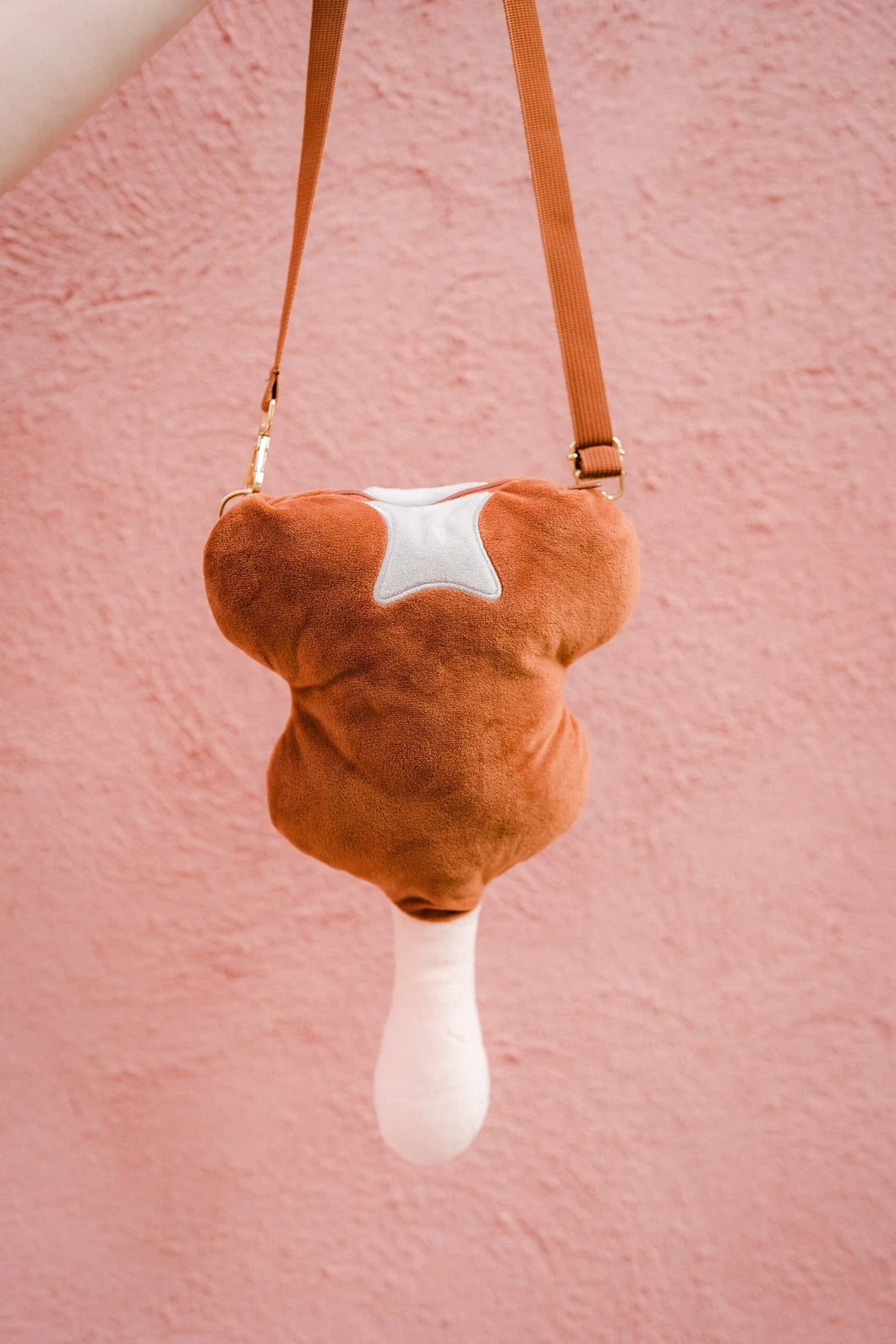 Plush Mouse Bar Crossbody Bag