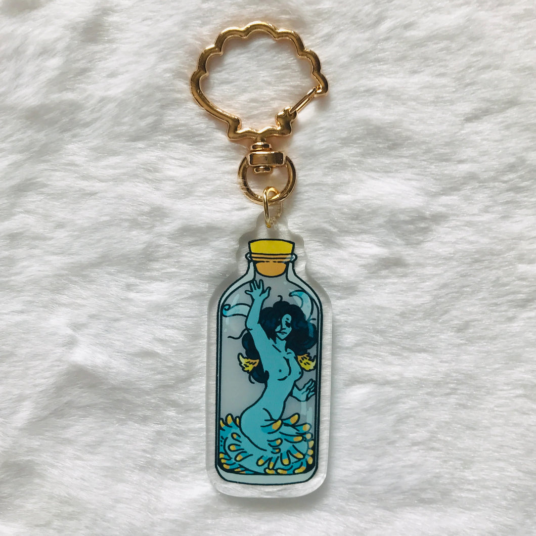 Nudibranch Mermaid Keychain