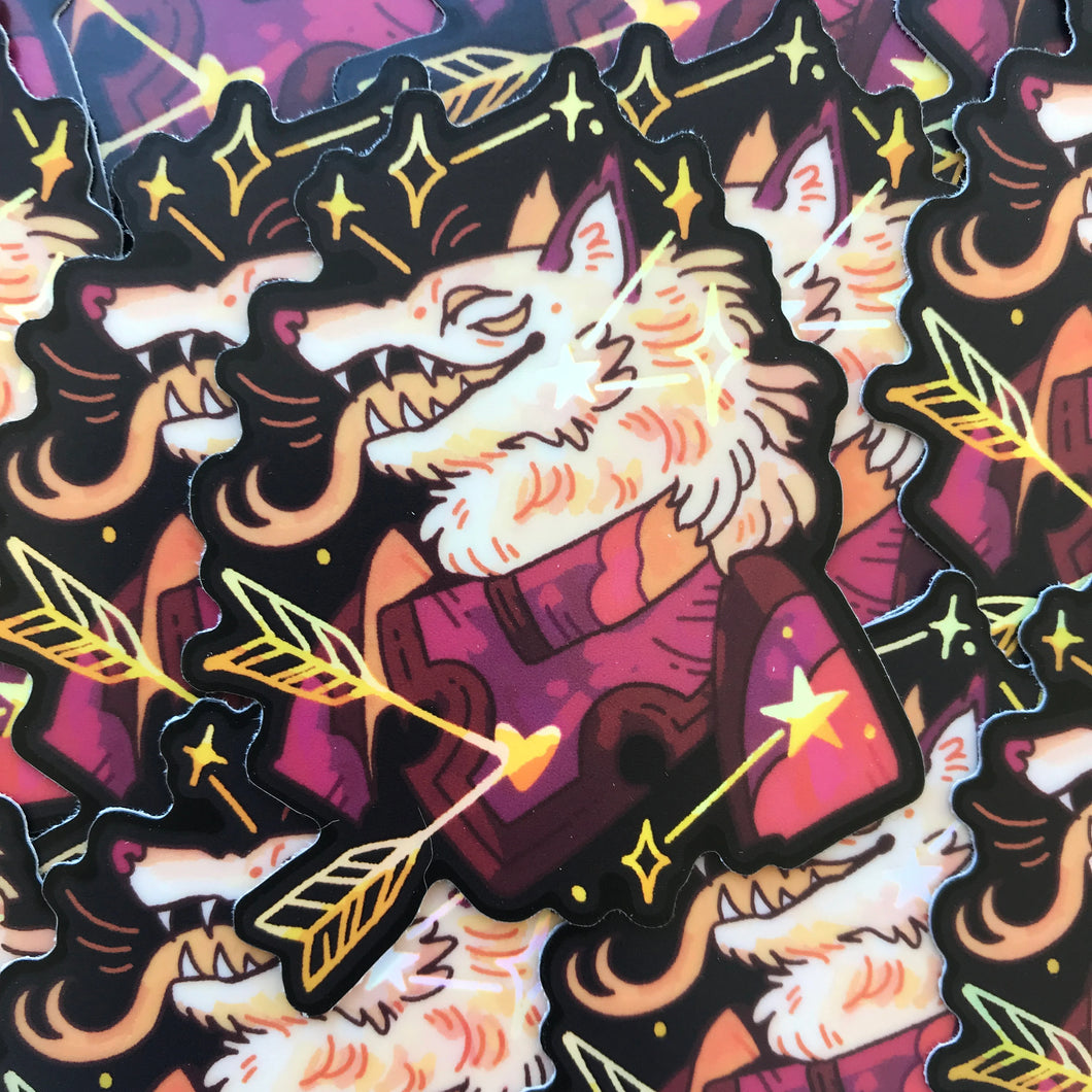 Wolf Knight Sticker