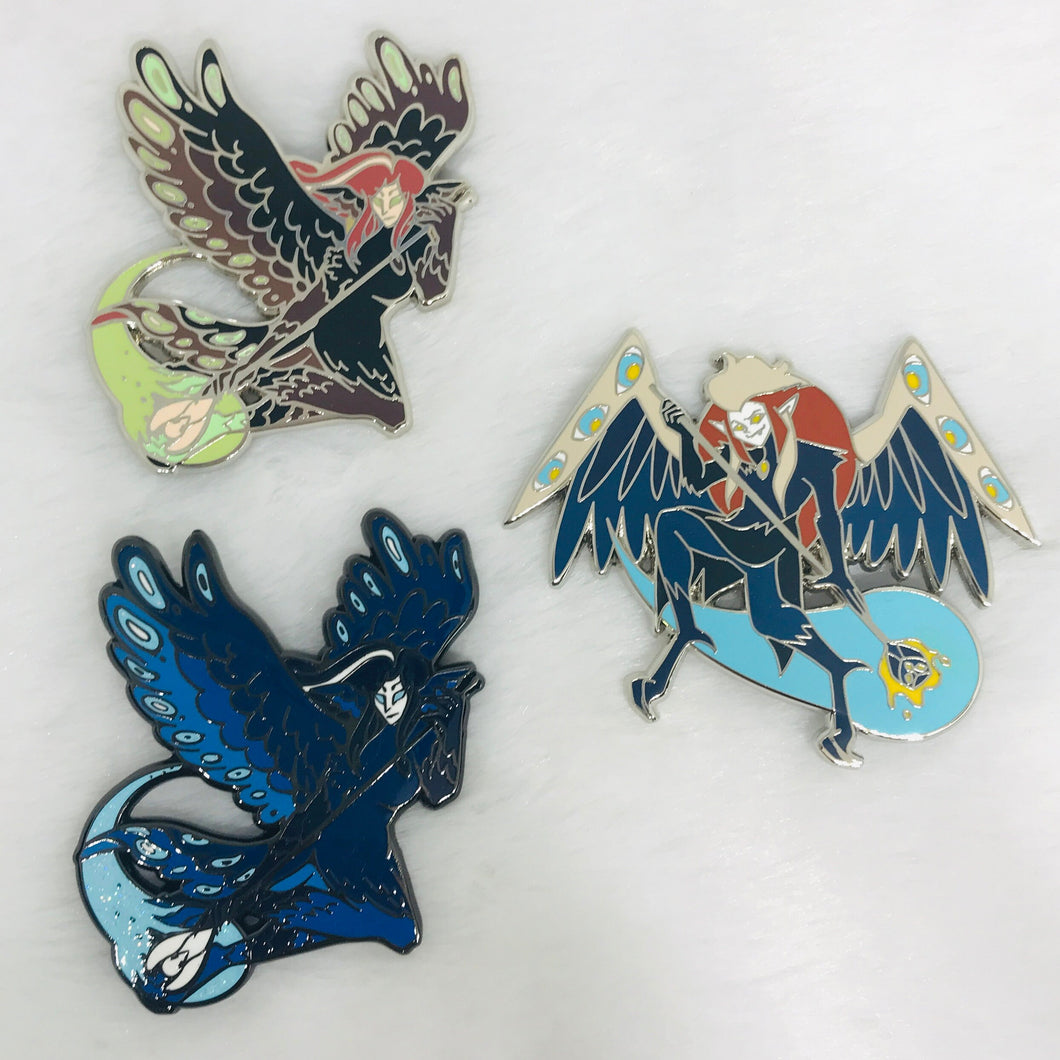 Angelic Harpy Pins