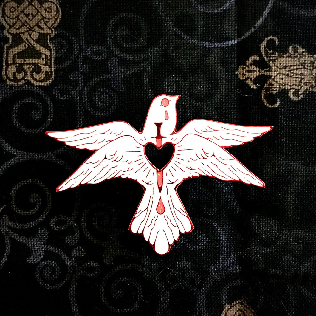 Hollow Heart Pin