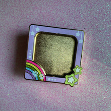Load image into Gallery viewer, Mini Purple Enamel Photo Frame Pin or Magnet

