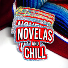 Load image into Gallery viewer, Novelas and Chill 3&quot; Sticker
