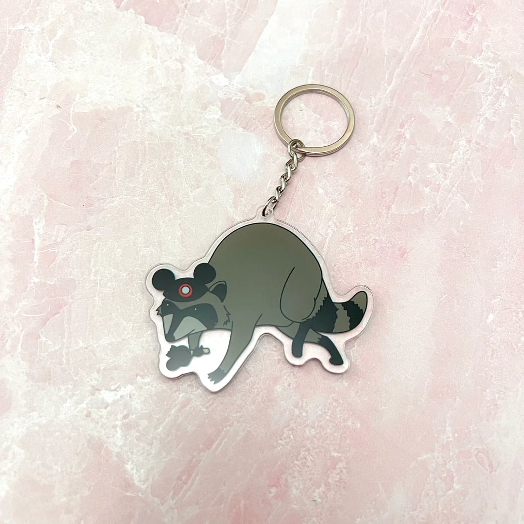 Little King Trashmouth Acrylic Keychain