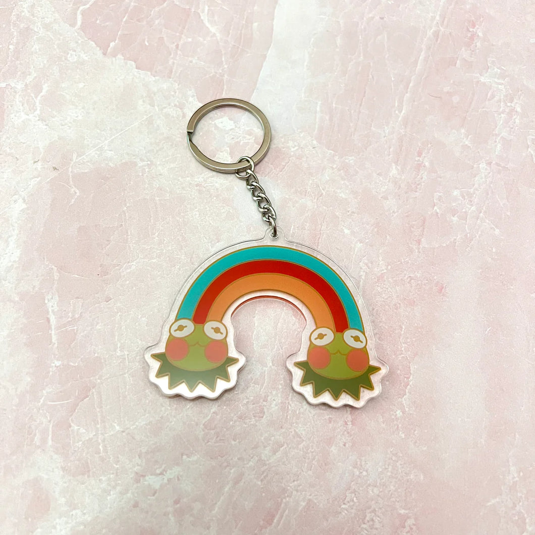 Rainbow Connection Acrylic Keychain