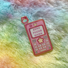 Load image into Gallery viewer, Zero F*Cks Given Enamel Pin
