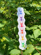 Load image into Gallery viewer, Beautiful Suncatcher Stickers: Ribcage, Moon, Beetle, Moth or Stim
