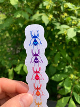 Load image into Gallery viewer, Beautiful Suncatcher Stickers: Ribcage, Moon, Beetle, Moth or Stim
