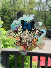 Load image into Gallery viewer, Beautiful Suncatcher Stickers: Ribcage, Moon, Beetle, Moth or Stim
