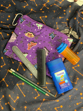 Load image into Gallery viewer, Moth Med Bags! Pencils Pouches! Available in Purple, Green, or Blue!
